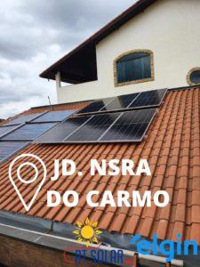 Nossos Clientes! Módulos solares Elgin instalados em residência na zona leste de São Paulo