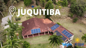 Nossos Clientes! Módulos solares instalados em residência em Juquitiba São Paulo