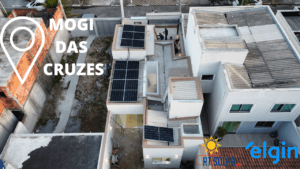 Nossos Clientes! Módulos solares instalados em residência em Mogi das Cruzes São Paulo