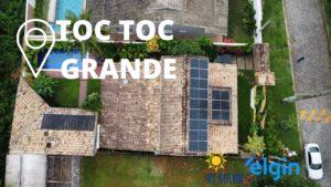 Nossos Clientes! Módulos solares Elgin instalados em residência no Litoral Norte de São Paulo