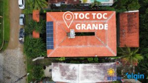 Nossos Clientes! Módulos solares Elgin instalados em residência no Litoral Norte de São Paulo